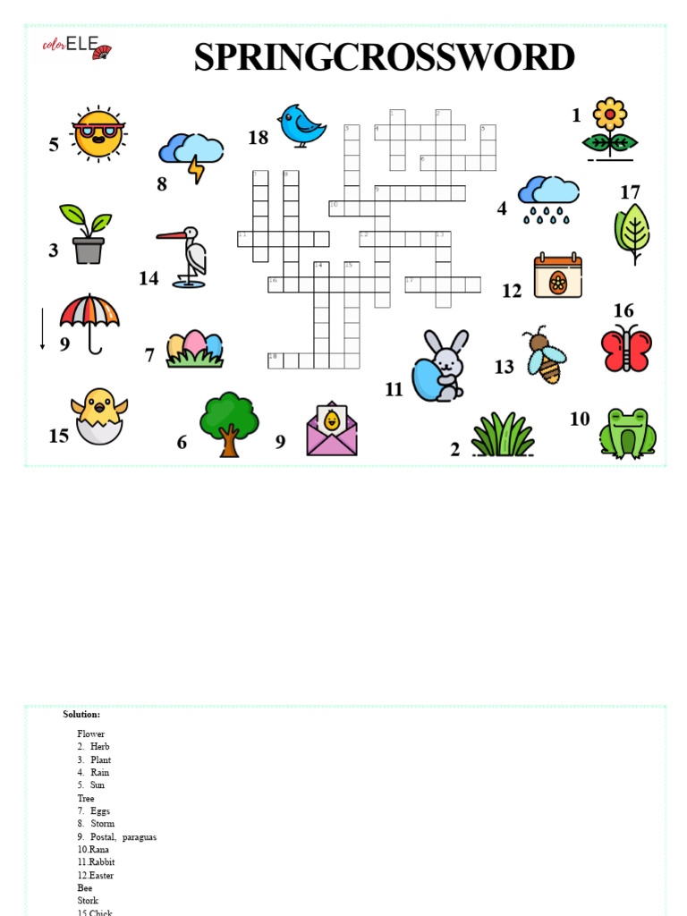 SPRING_CROSSWORD | PDF