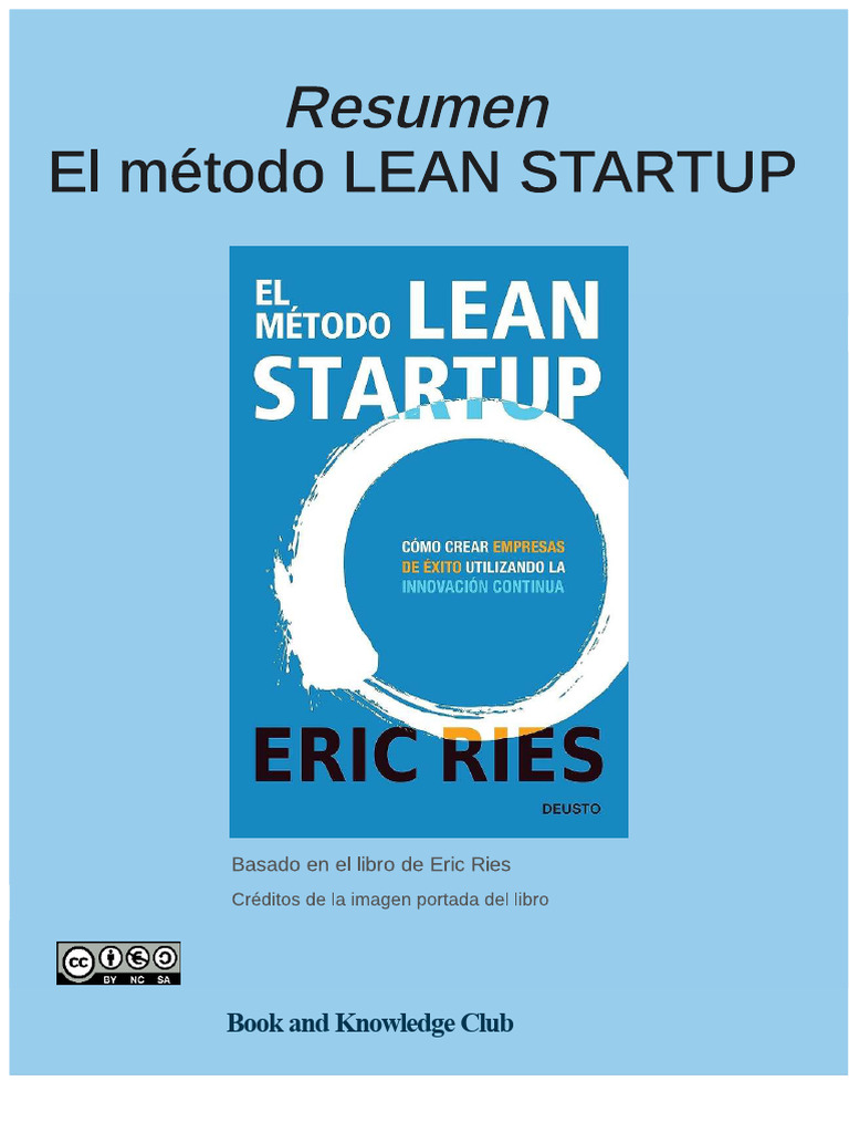 Lean Startup Method Summary Guide | PDF | Lean Startup | Startup Company