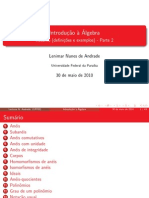Introd Algebra - Resumo 2 - Lenimar N Andrade