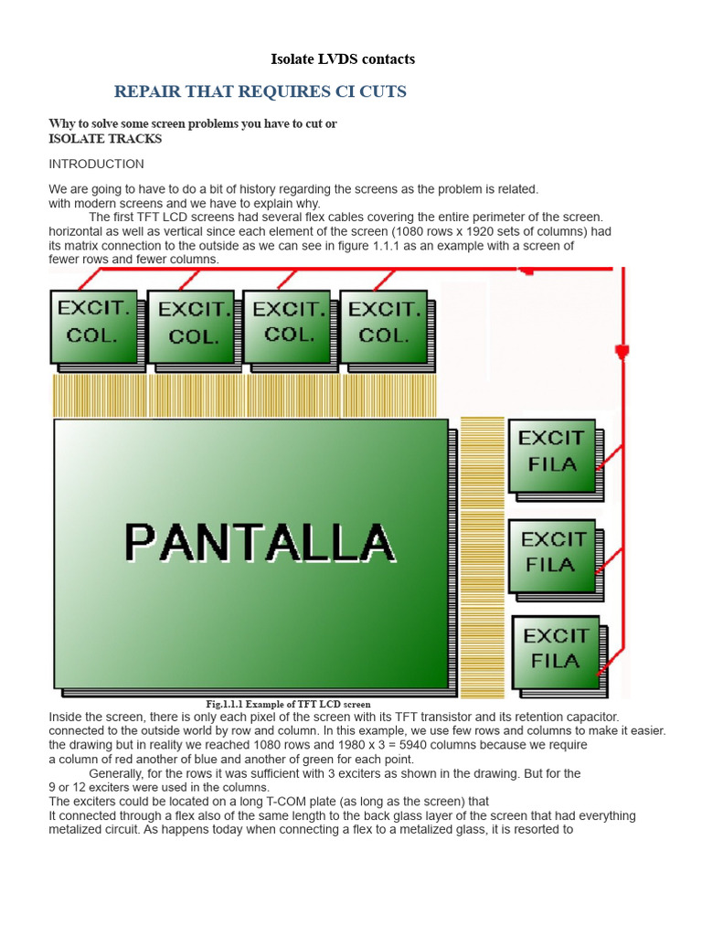 Isolate Lvds Contacts | PDF | Liquid Crystal Display | Computer Engineering