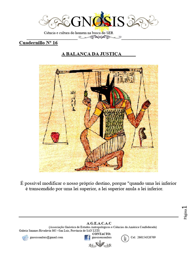 16 - A Balança da Justiça | PDF | Carma | Justiça