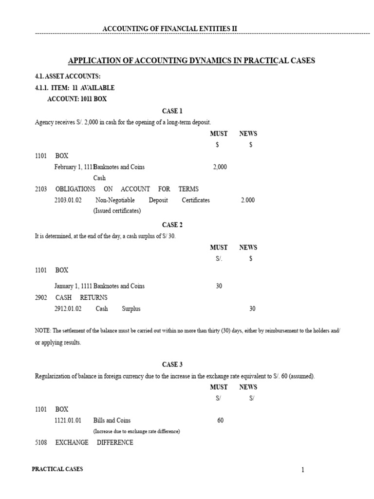 practical cases | PDF | Investing | Loans