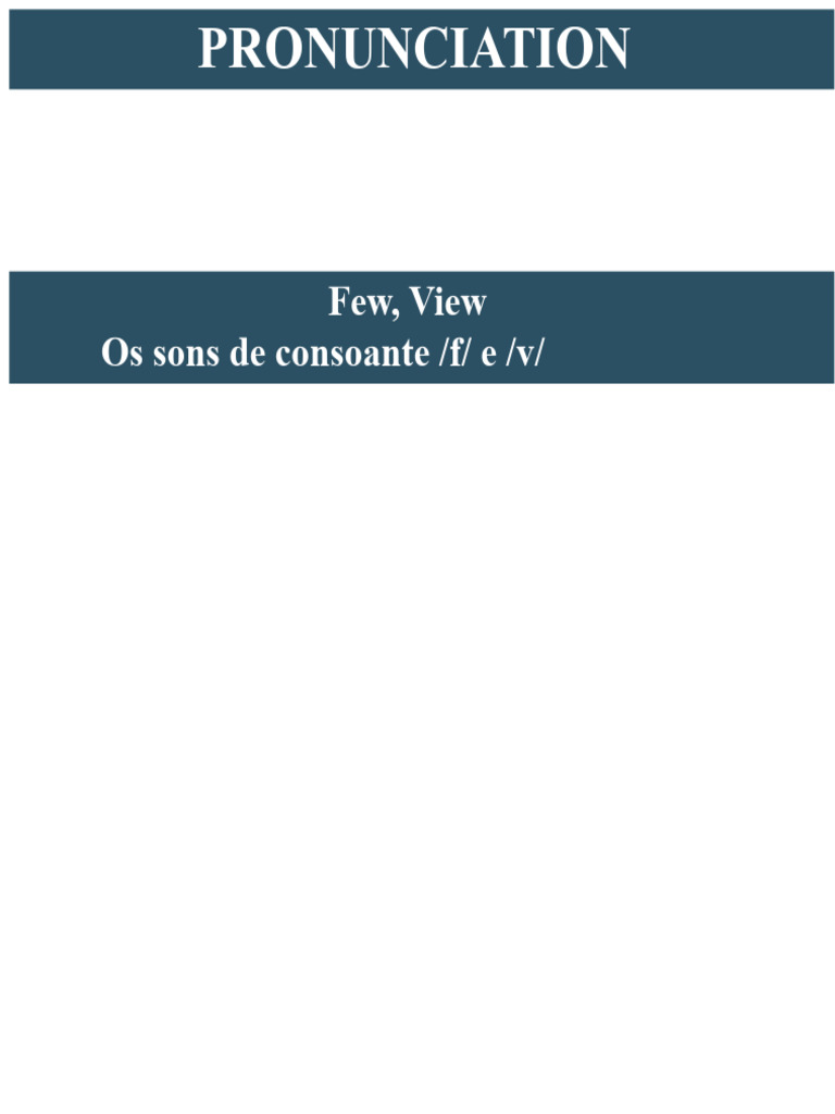 o som consonantal f e v (7.1).pdf | PDF | Som | Fonema