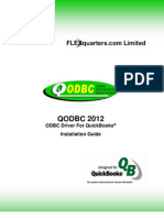 Qodbc 2012: Odbc Driver For Quickbooks Installation Guide