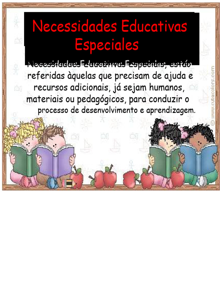Necessidades Educativas Especiais: Apoio e Inclusão | PDF | Educação ...