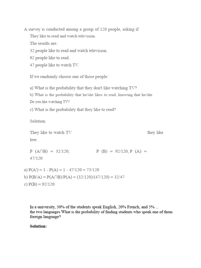 Probability Calculations and Examples | PDF | Probability | Mathematics