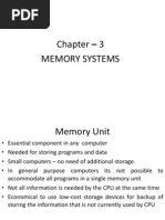 Chapter - 3 Memory Systems