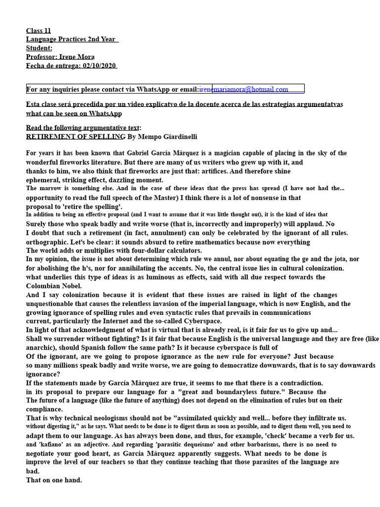 Argumentative Strategies in Language Education | PDF | Argument | Analogy