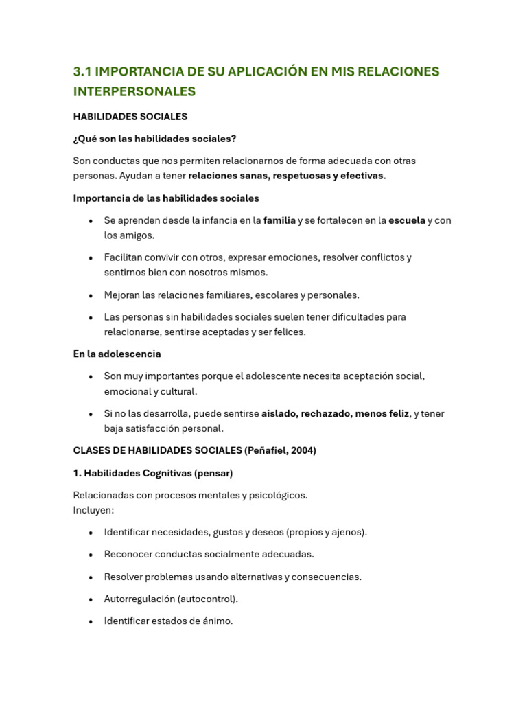 Habilidades Sociales y Conflictos Familiares | PDF | Las emociones ...