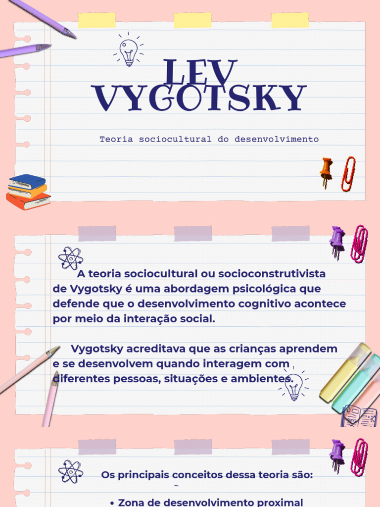 Teoria de Vygotsky | PDF | Aprendizado | Pensamento