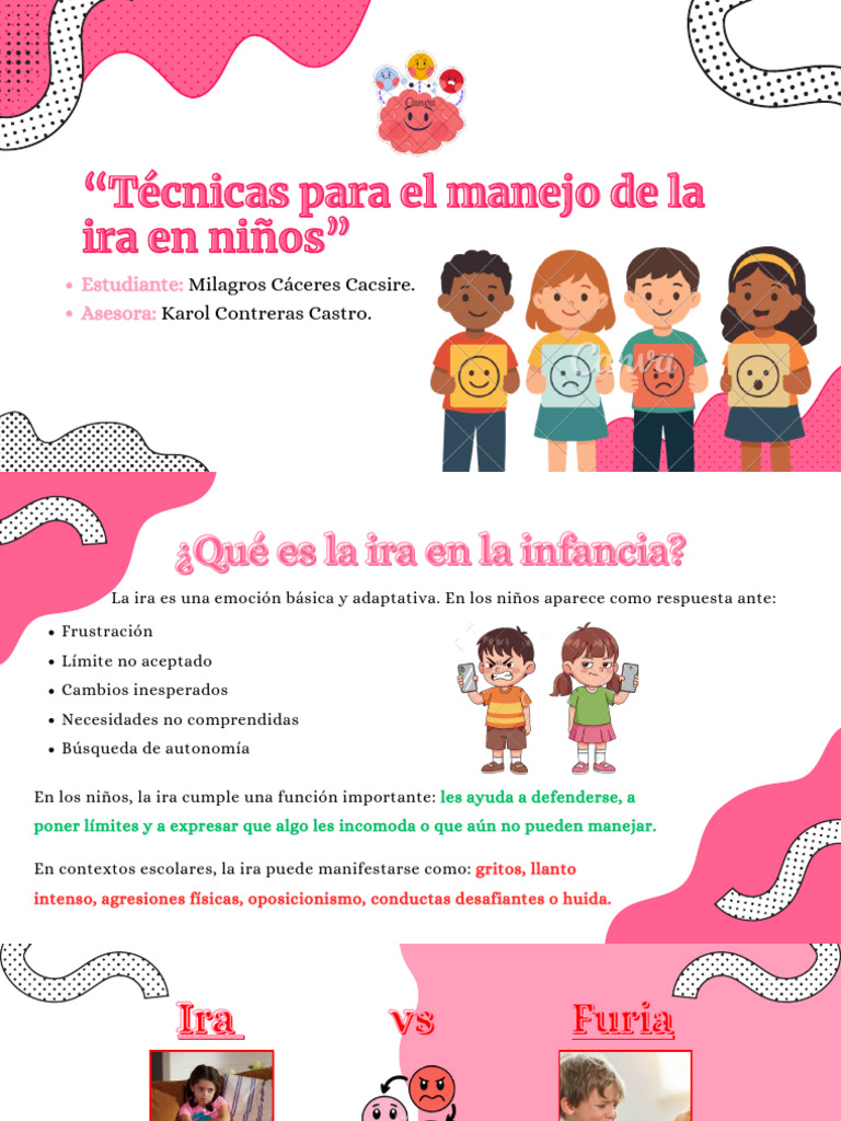 Manejo de la ira en niños: técnicas efectivas | PDF | Ira | Las emociones