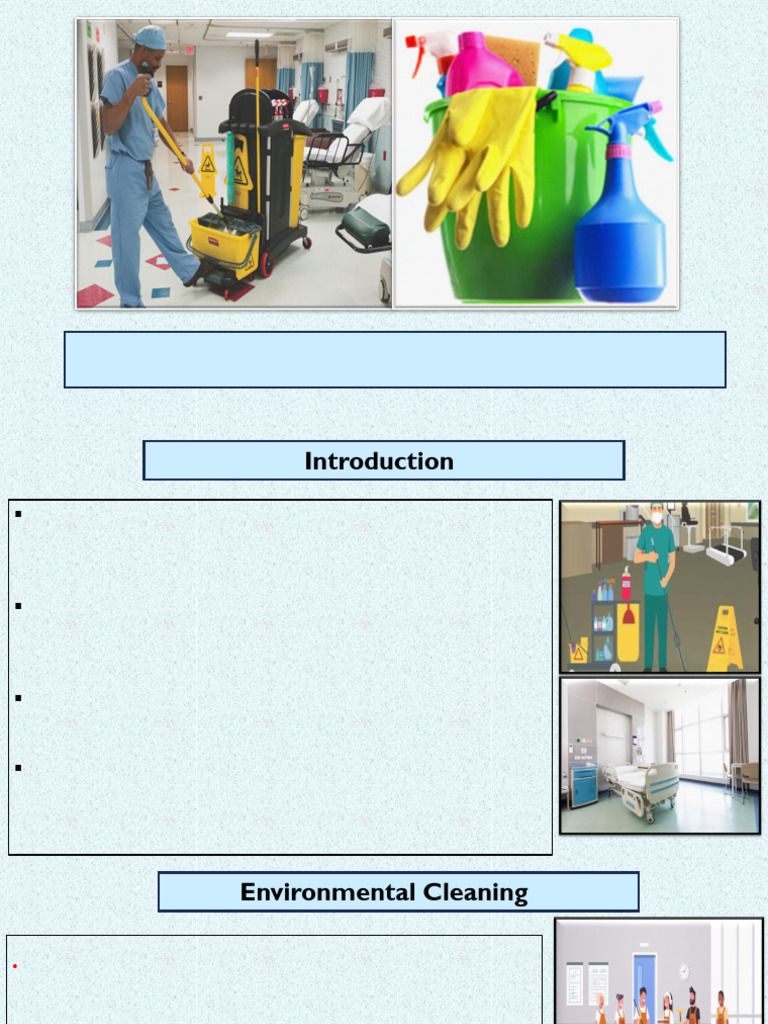 Effective Environmental Cleaning in Healthcare | PDF | Disinfectant ...