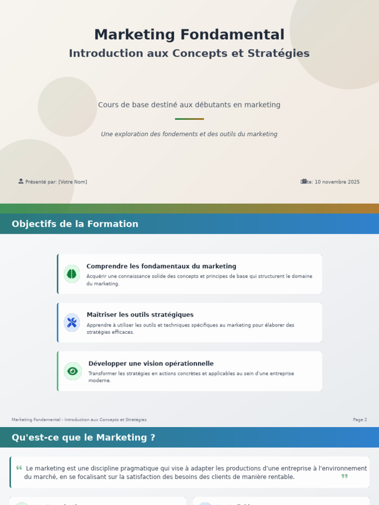 Introduction au Marketing Fondamental | PDF | Commercialisation | Marque