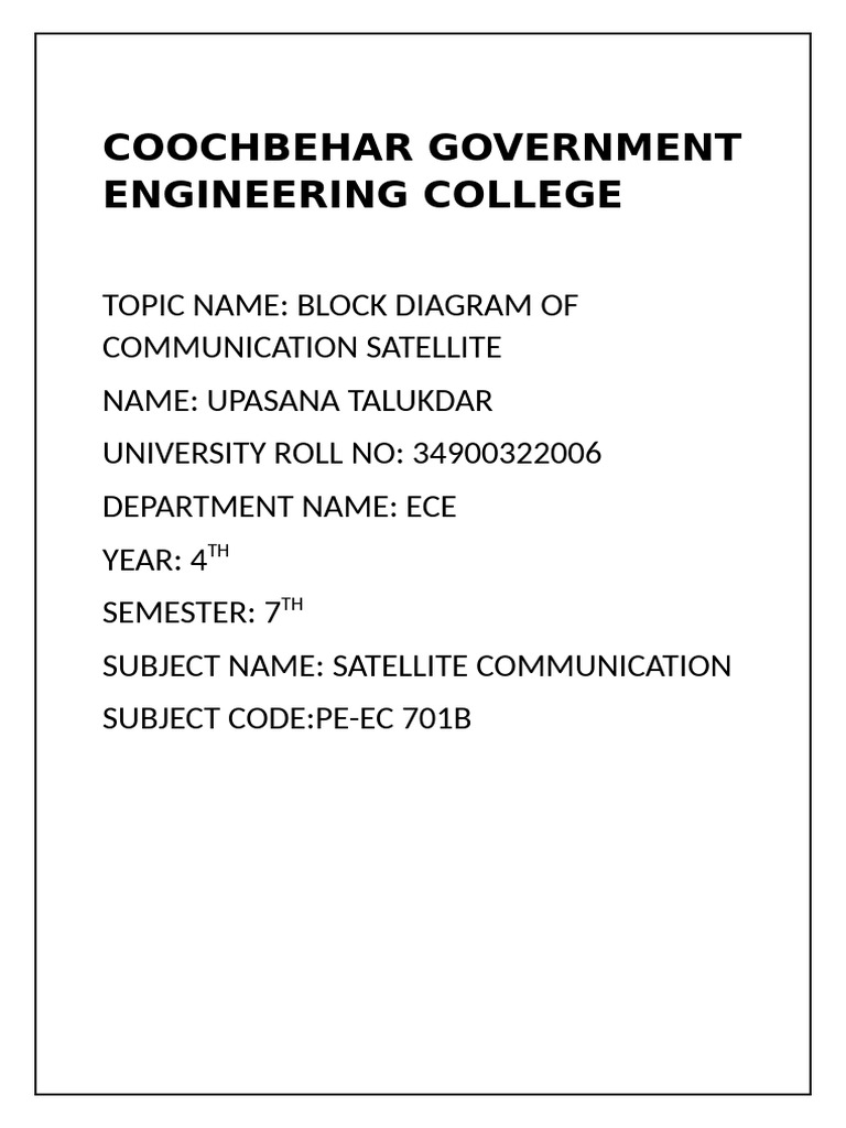 Satellite | PDF | Communications Satellite | Satellite
