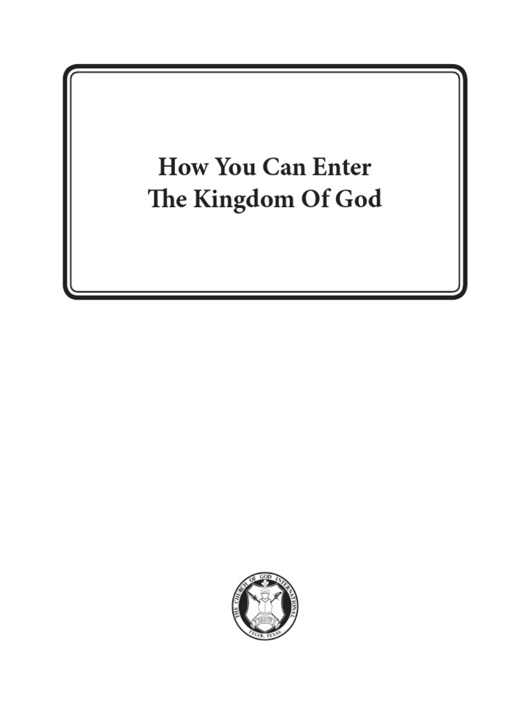 How You Can Enter The Kingdom of God Web | PDF | Saint Peter | Abraham