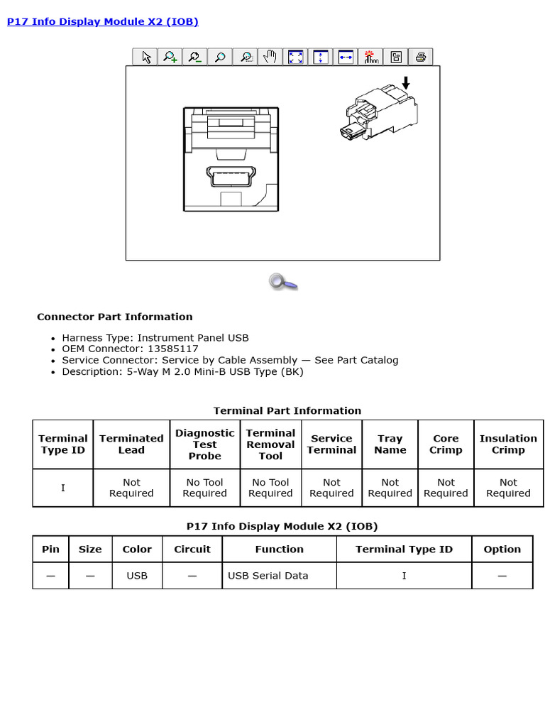 P17 Info Display Module X2 (IOB) | PDF