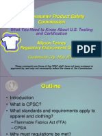 What You Need To Know About US Testing and Certification - Apparel Sourcing Show 2012