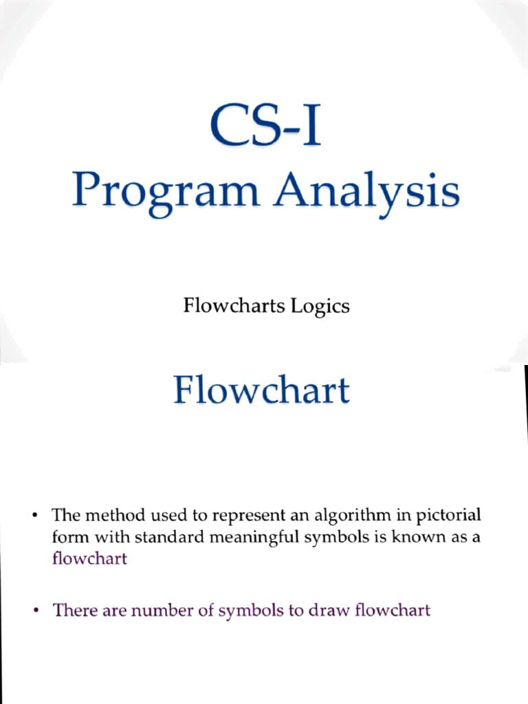 Flowchart Logic and Programming Techniques | PDF
