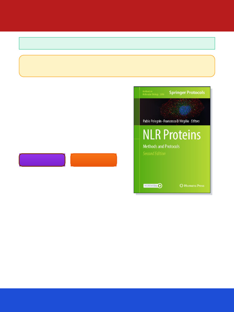 NLR Proteins Methods and Protocols Methods in Molecular Biology 2696 ...