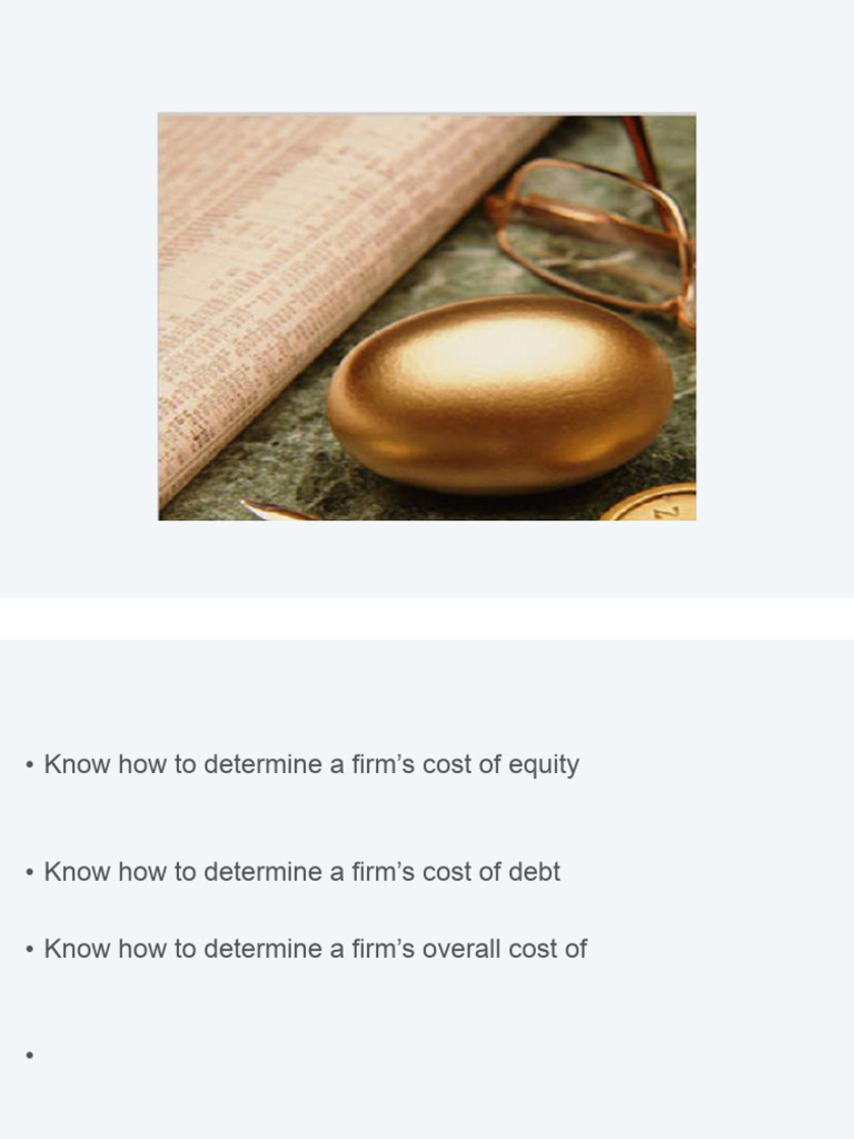 Lecture 7 22 | PDF | Cost Of Capital | Discounted Cash Flow