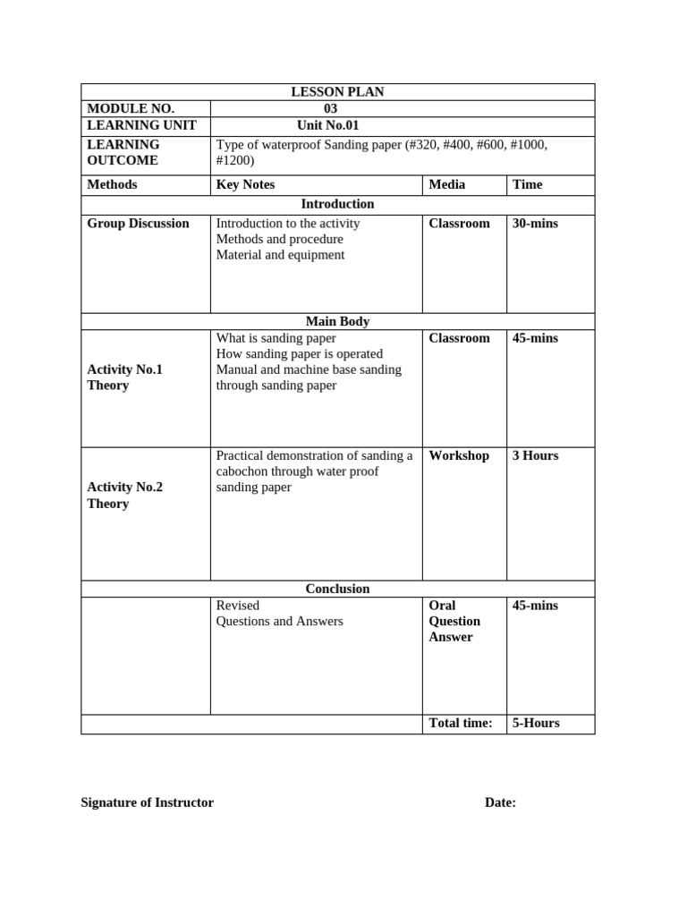 Daily Lesson Plan Module No. 3 | PDF | Lesson Plan | Learning