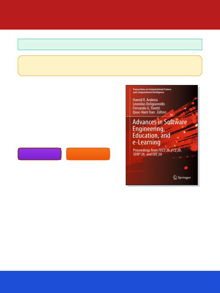 Advances in Computers Advances in Software Engineering 1st Edition by ...