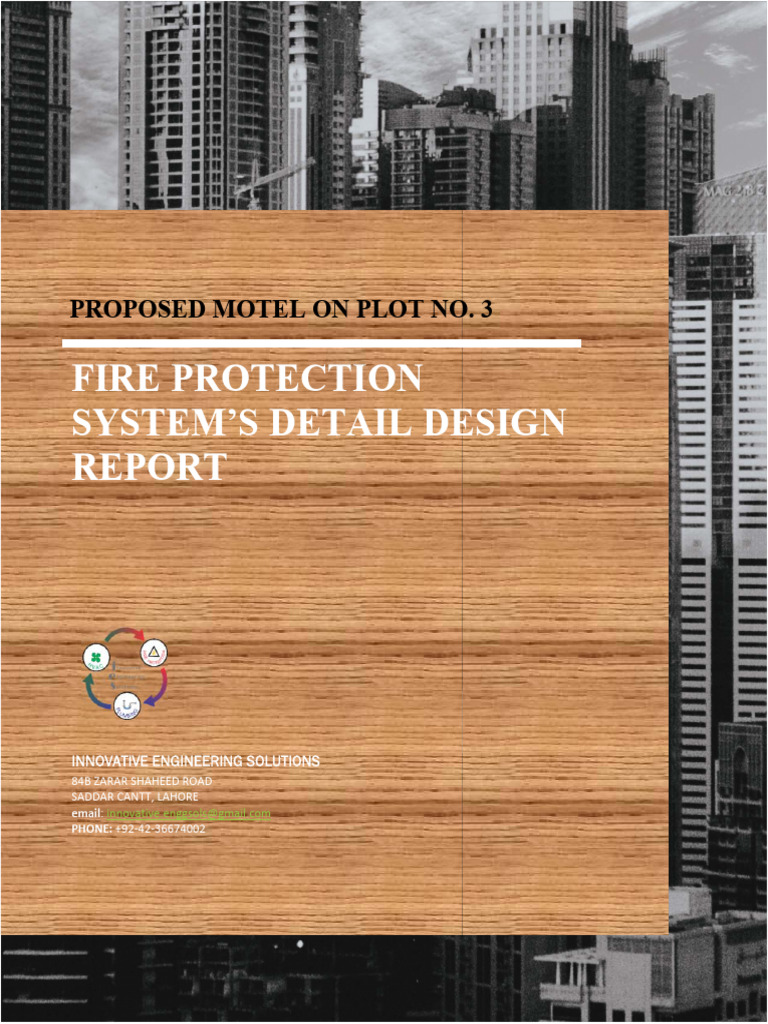 Fire Protection Design for Motel Project | PDF | Fire Sprinkler System ...