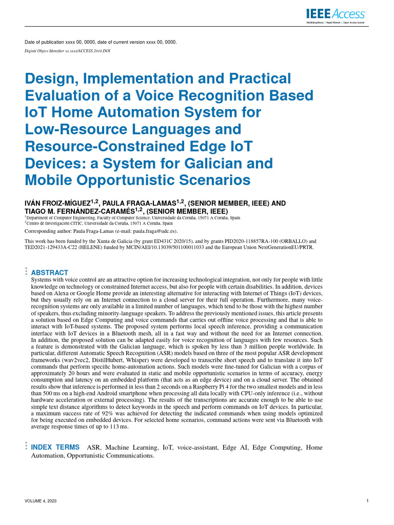 Design Implementation and Practical Evaluation of A Voice 2n68cxjn ...