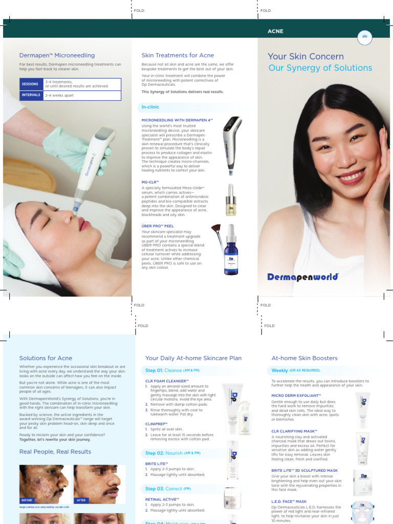 Your Skin Concern Our Synergy of Solutions ACNE | PDF | Skin Care ...