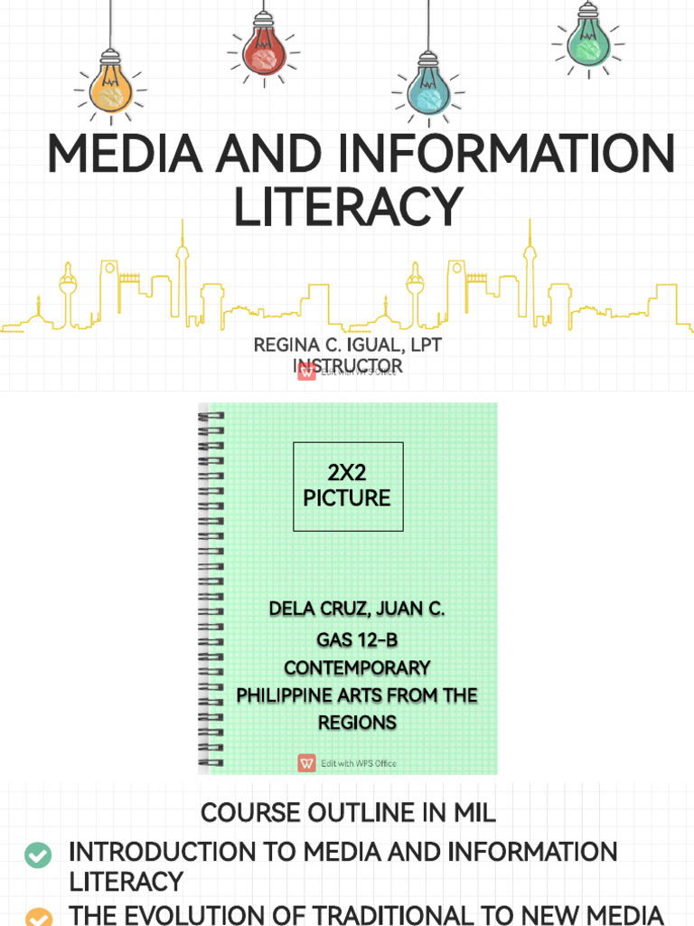 Media and Information Literacy Guide | PDF | Information Literacy ...