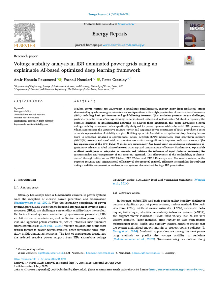Voltage Stability Analysis in IBR-dominated Power Grids Using An ...