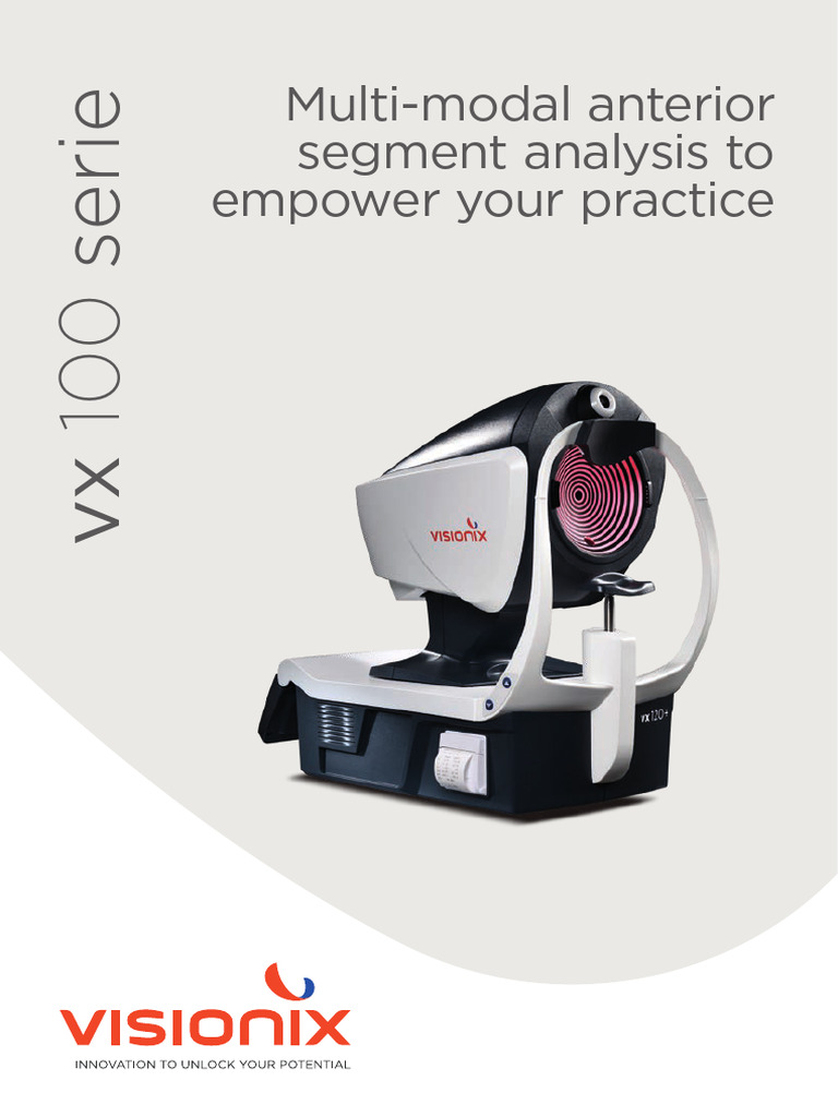 BrochureEN VISIONIX VX100 Ind11 1223 WEB | PDF | Ophthalmology | Senses