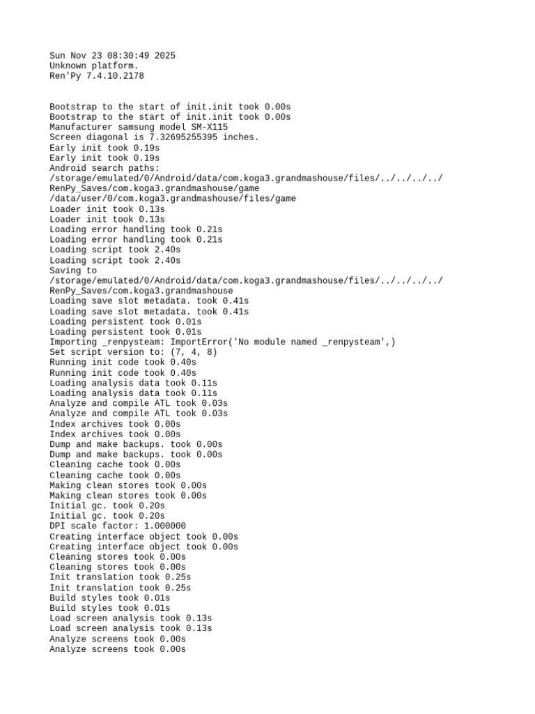 Log | PDF | Booting | Computer Architecture