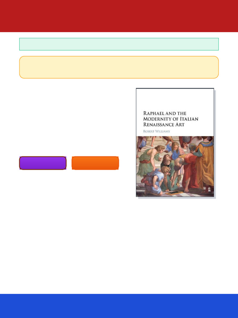 Raphael and the Redefinition of Art in Renaissance Italy First Edition ...