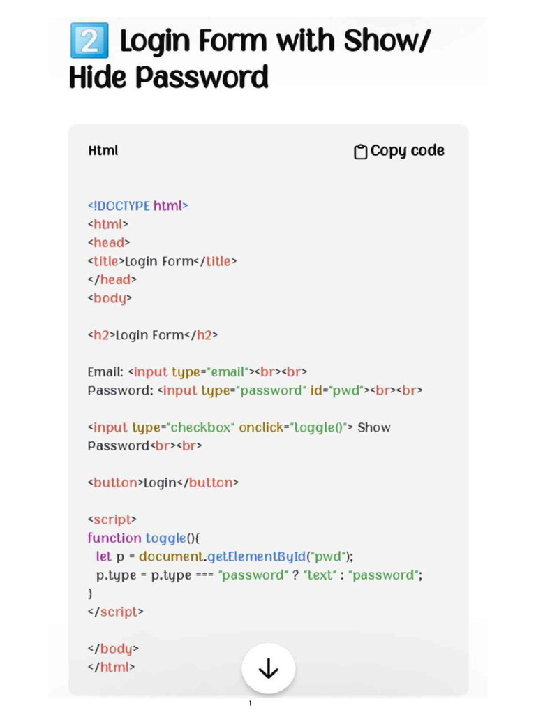 Web Programs Code | PDF