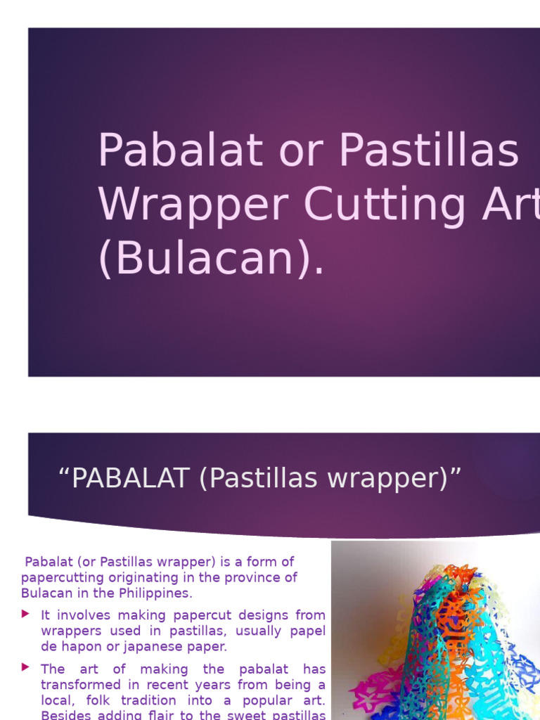 Pabalat: Bulacan's Papercutting Art | PDF