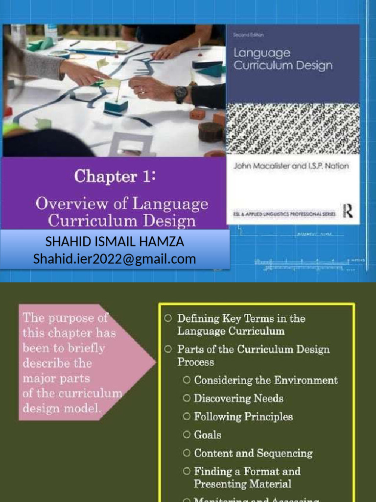 Language Curriculum Design Overview | PDF