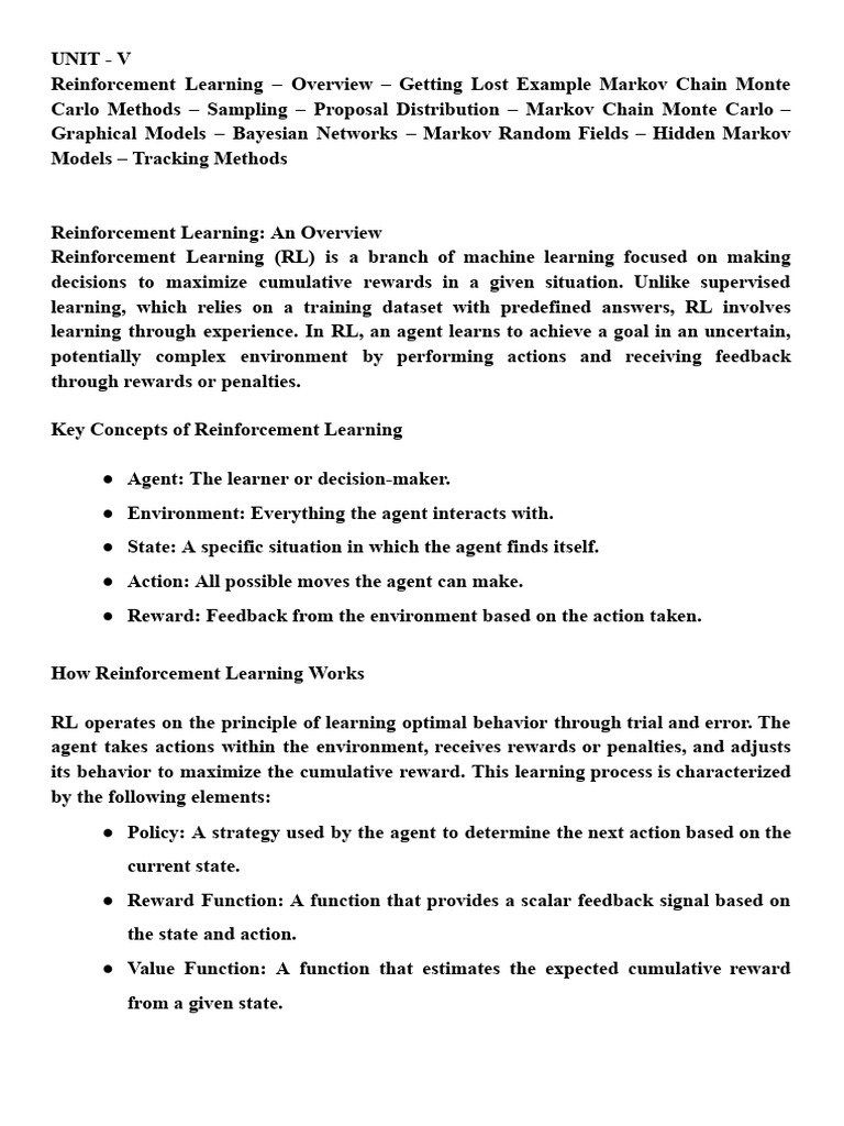 Reinforcement Learning Explained | PDF | Monte Carlo Method | Bayesian ...