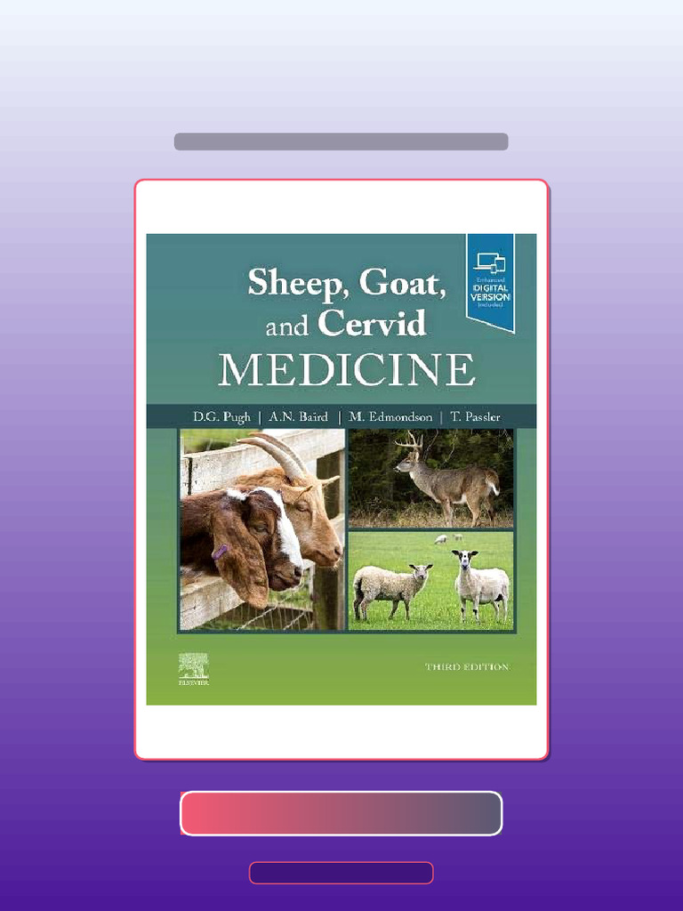 Test Bank of Sheep Goat and Cervid Medicine 3rd Edition DG Pugh | PDF ...