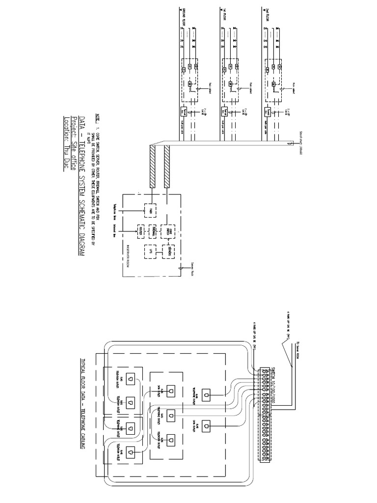 Schematic Network Tel Model | PDF