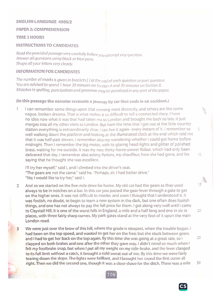 Form 1 English | PDF