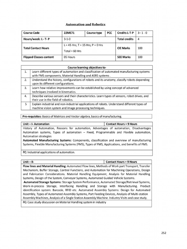 2022 Automation and Robotics | PDF