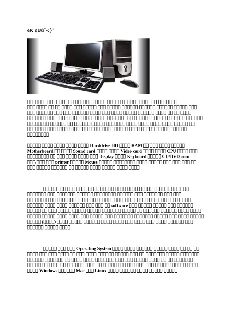 Basic Computer Skill | PDF