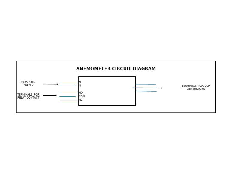 Anemometer Circuit Diagram Explained | PDF