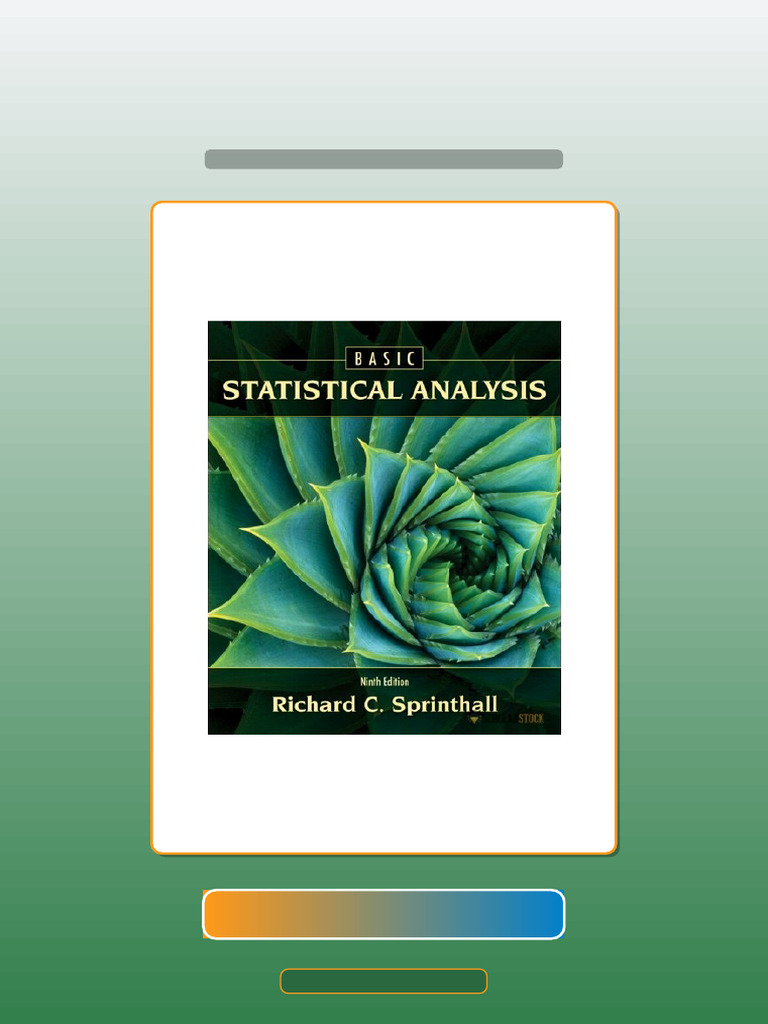 Test Bank for Basic Statistical Analysis 9E 9th Edition 0205052177 ...
