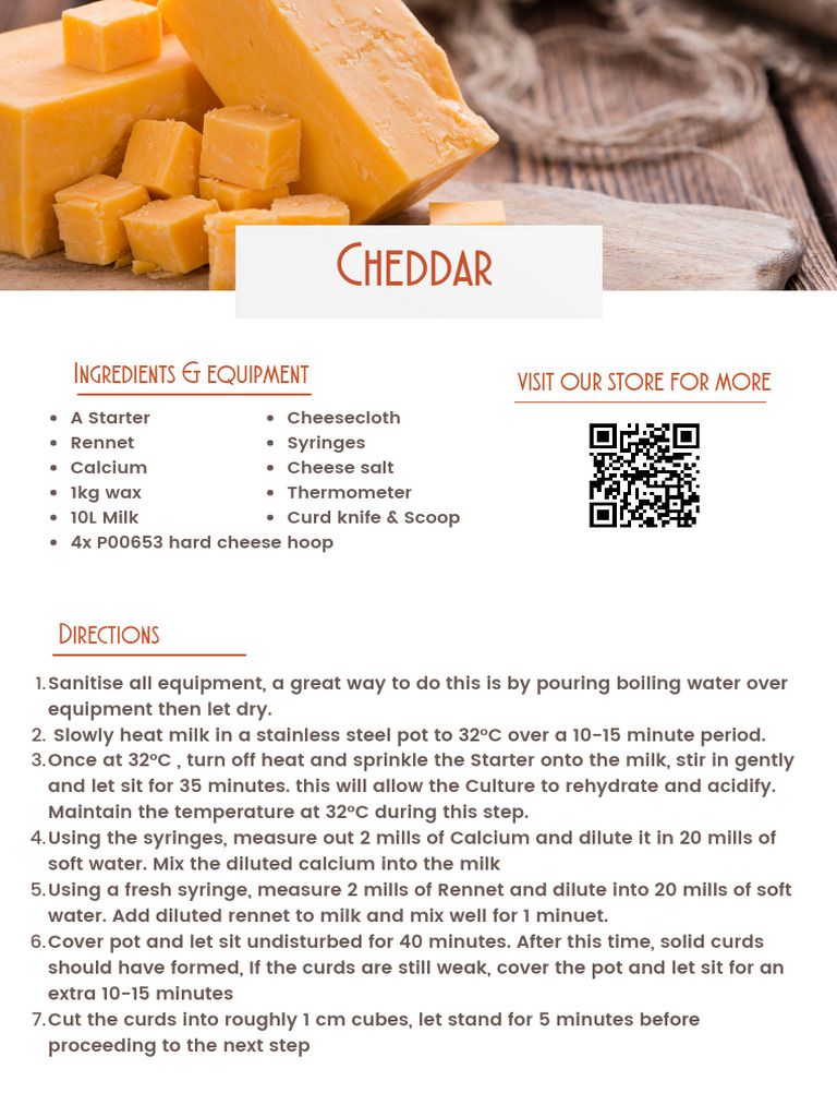 Cheddar-Recipe-Book-Cheeselinks | PDF | Dairy Products | Cheese