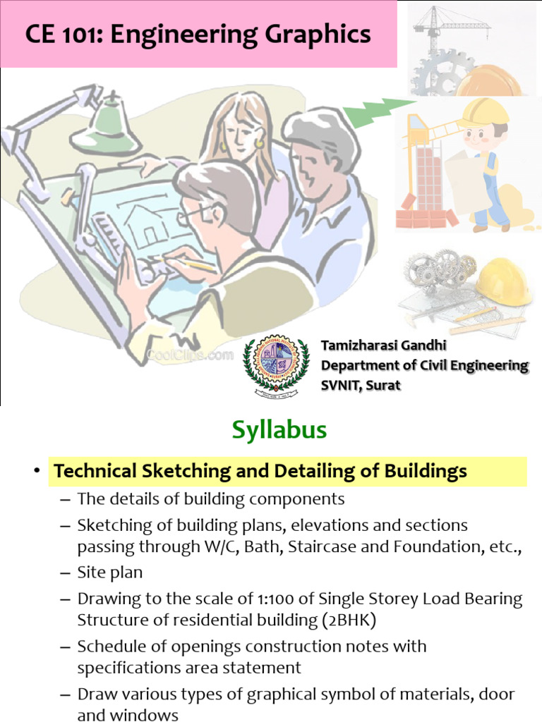 CE101 EG Lecture 8 Building Drawing 251126 104053 | PDF | Building ...