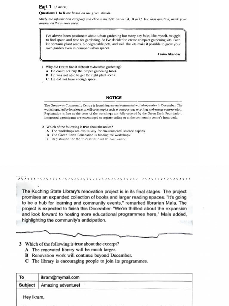 English & BM 4 Dec | PDF