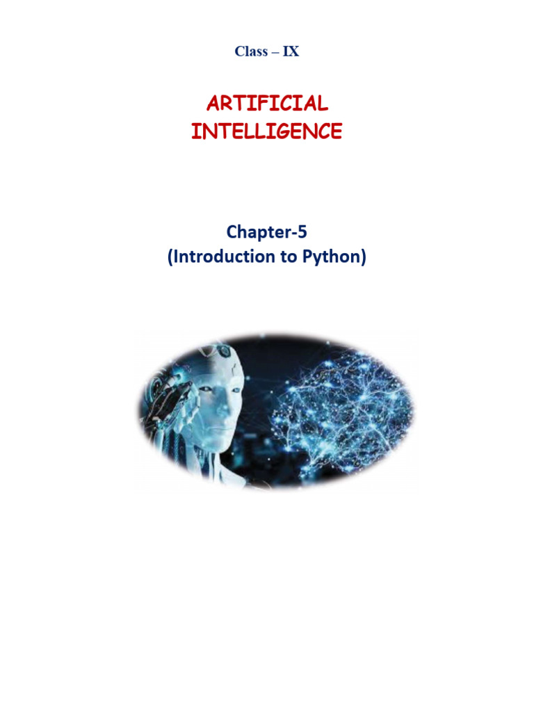 Introduction to Python for Class IX | PDF | Reserved Word | Python ...