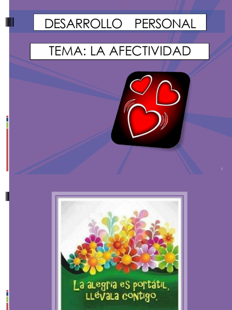 La Afectividad | PDF | Afecto (psicología) | Las emociones